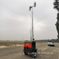 7 meter high pole portable light tower